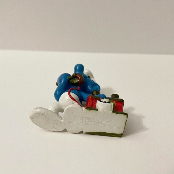 Vintage 1980 Smurfs Telephone Smurf Phone Figure Toy - Picture 6 of 12